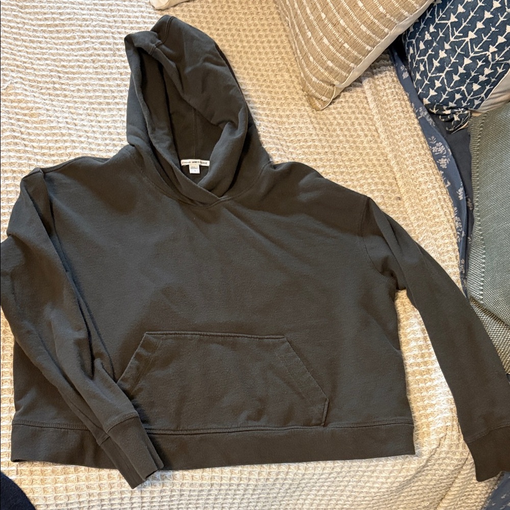 James Perse cropped Hoodie